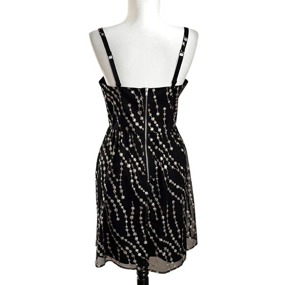 Moda International Y2K Corset Mini Dress 6 Sparkly Gothic Whimsigoth grunge - Picture 3 of 12